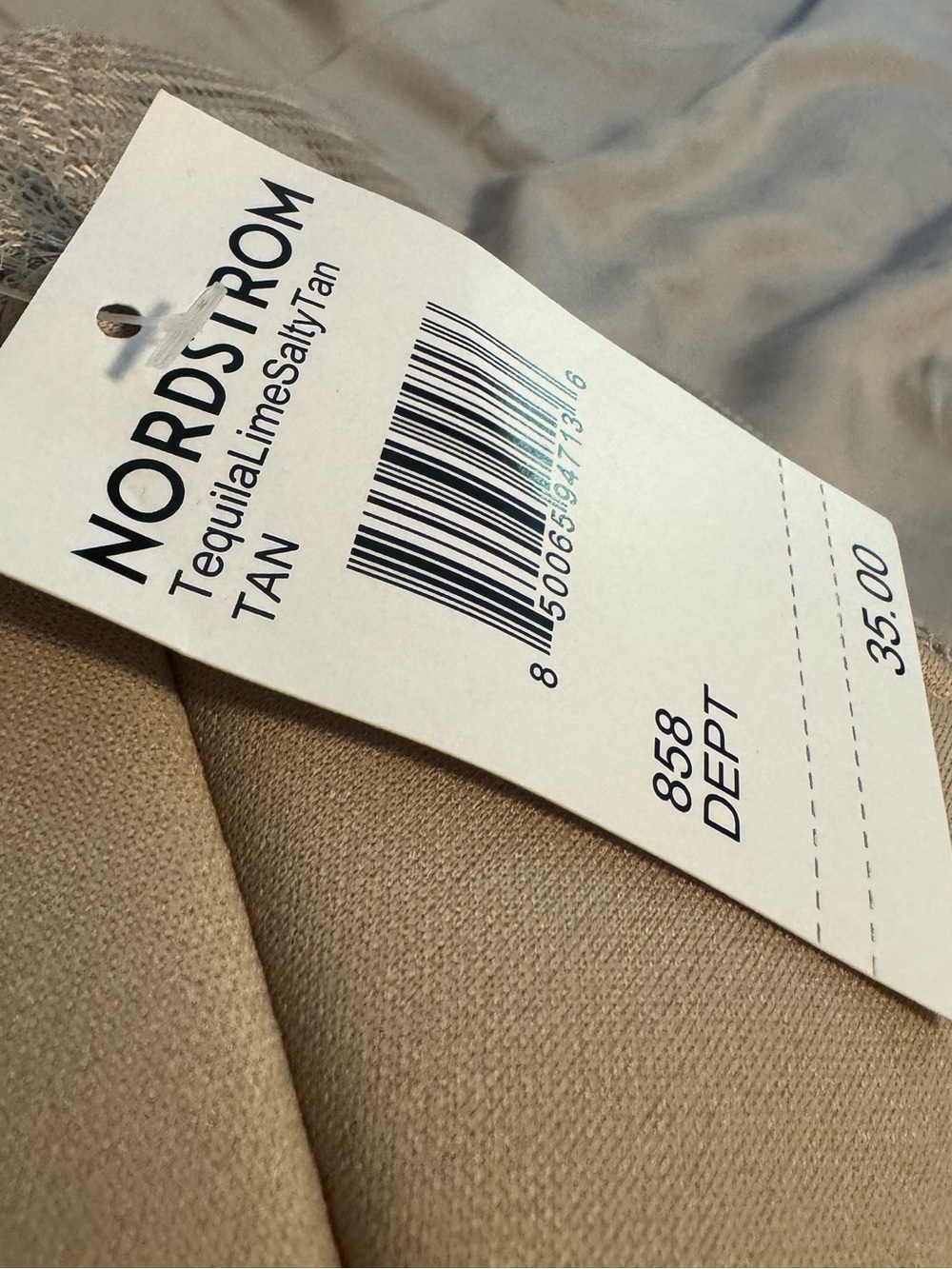 Nordstrom Tan Trucker Hat with Mesh Back - Picture 2 of 2